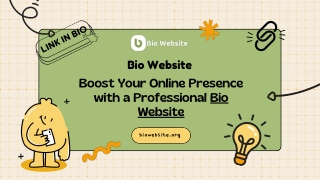 Why Every Creator and Brand Needs a Professional Bio Website