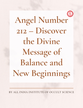 Angel Number 212