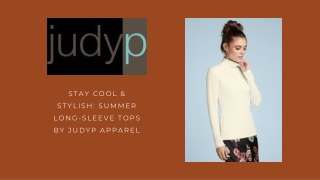 Light & Breezy Summer Long Sleeve Tops