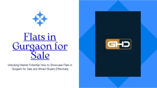 Flats in Gurgaon for Sale – A Comprehensive Market Overview