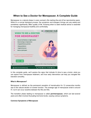 When to See a Doctor for Menopause_ A Complete Guide