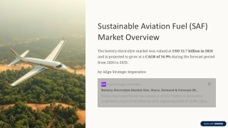 Sustainable Aviation Fuel Market: Navigating Growth, Innovation, and Future Pros