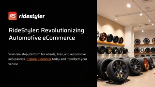RideStyler: Revolutionizing Automotive eCommerce
