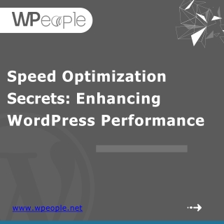 Speed Optimization Secrets: Boost WordPress Performance Like a Pro