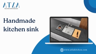 Handmade kitchen sink