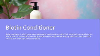 Biotin Conditioner