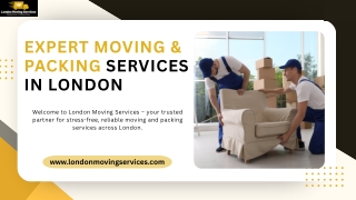 Expert Moving & Packing Services in London