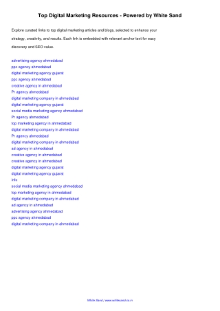 High Authority SEO Backlink List for Marketing Experts – Volume 3