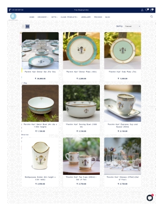 Buy Designer & Premium Crockery Sets Online in India Luxury Dining Crockery