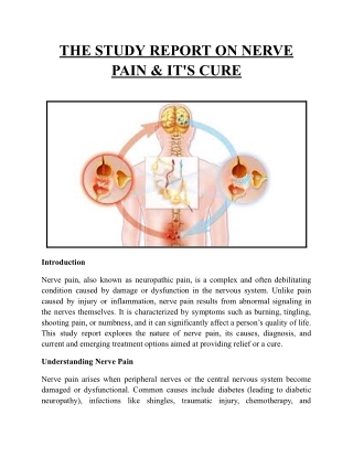 THE STUDY REPORT ON NERVE PAIN & IT'S CURE