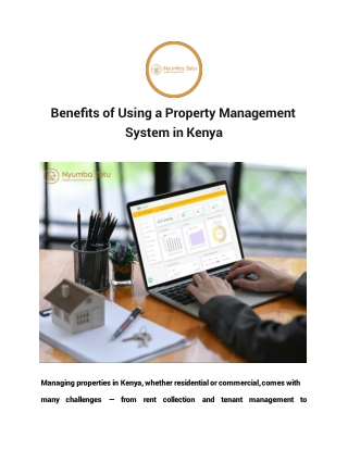 Benefits of Using a Property Management System in Kenya