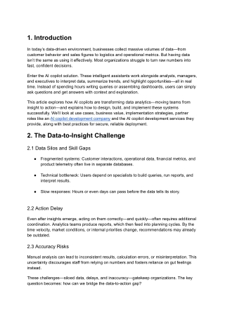From Insight to Action_ AI Copilots in Data Analytics