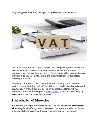 Simplifying UAE VAT_ Key Changes Every Business Should Know