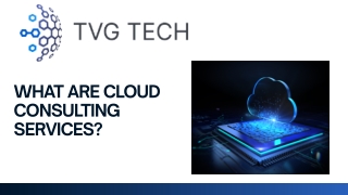 What Are Cloud Consulting Services