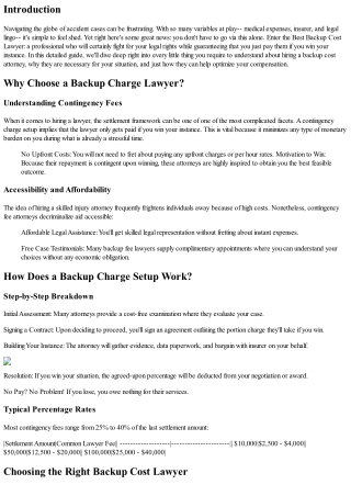 Best Contingency Cost Legal Representative: Paying Only When You Win!