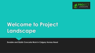 Concrete Work in Calgary Residents Rely On Every Season