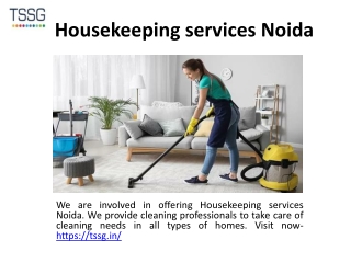 Housekeeping services Noida