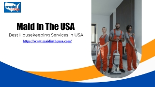 best housekeeping services