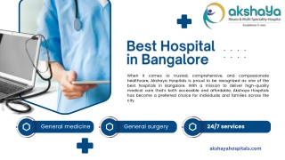 Best Hospital in Bangalore
