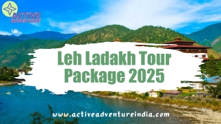 Leh Ladakh Tour Package 2025