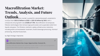 Macrofiltration-Market-Trends-Analysis-and-Future-Outlook