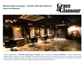 Waxing Salon in Gurgaon