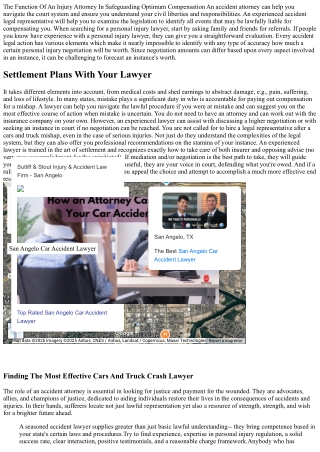The Role Of An Injury Lawyer In Safeguarding Maximum Compensation