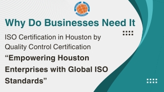 ISO Certification in Houston