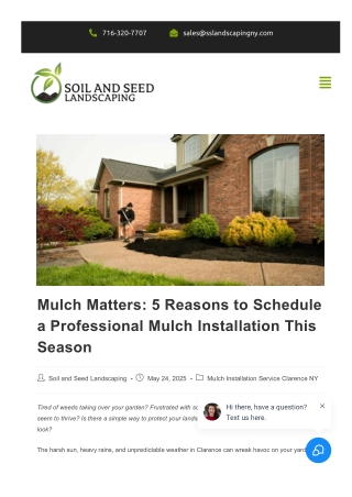 Mulch Matters 5 Reasons to Schedule a Professional Mulch Installation This Season
