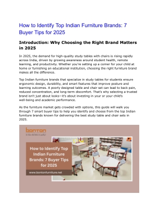 How to Identify Top Indian Furniture Brands_ 7 Buyer Tips for 2025