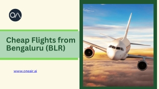 Cheap Flights from Bengaluru (BLR) - in.oneair.ai