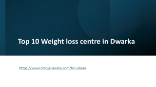 Top 10 Weight loss centre in Dwarka