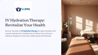 IV Hydration Therapy - Revitalize Your Health