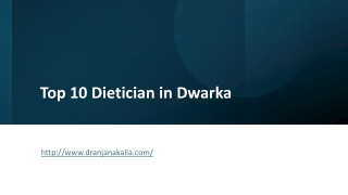 Top 10 Dietician in Dwarka
