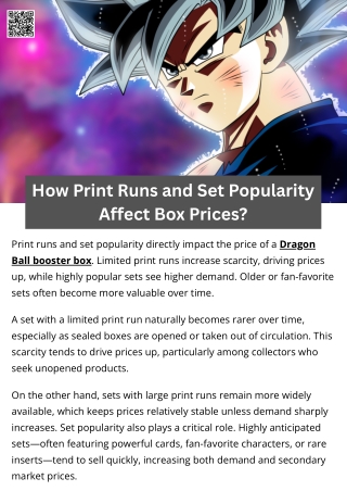 How Print Runs and Set Popularity Affect Box Prices?