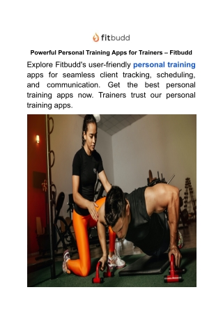 Powerful Personal Training Apps for Trainers – Fitbudd (1)