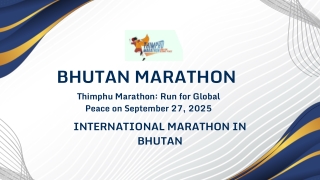 International Marathon in Bhutan 2025
