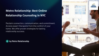 Best Online Relationship Counseling In NYC for Real Helpful Results