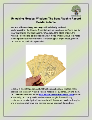 best akashic record reader in india