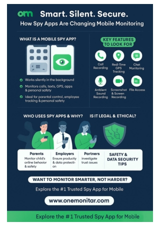 Smart & Secure Mobile Spy Apps – Monitor Silently with OneMonitar