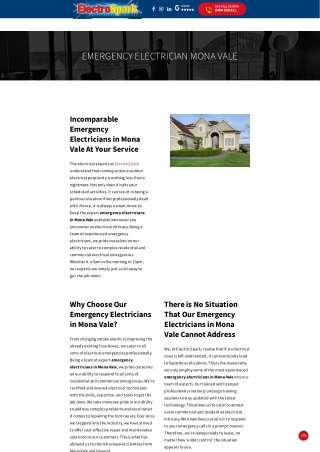 Emergency Electrician Mona Vale