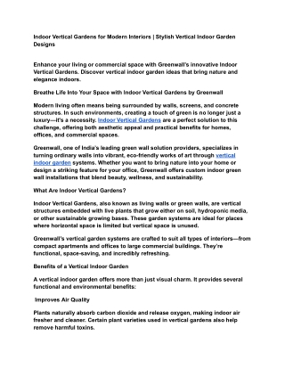 Indoor Vertical Gardens for Modern Interiors _ Stylish Vertical Indoor Garden Designs