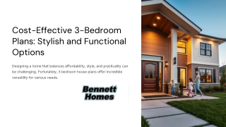 mart and Stylish 3-Bedroom House Plans on a Budget