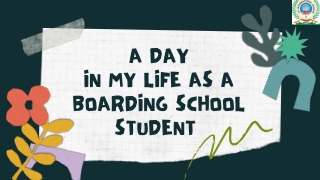 A day in my life as a boarding student.
