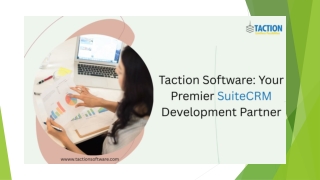SuiteCRM Development - Taction Software