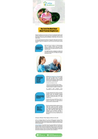 Key Facts You Must Know About Premium Respite Care Service