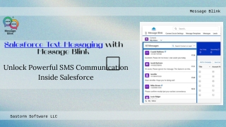 Ssalesforce Bulk texting App