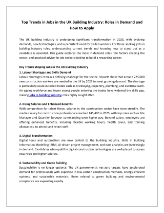 Top Trends in Jobs in the UK Building Industry_ Roles in Demand and How to Apply