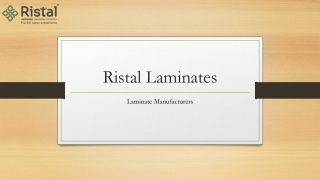 Trusted Laminate Manufacturers Delivering Style & Durability – Ristal Laminates