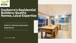 Residential Builders Canberra